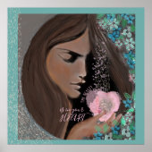 De schoonheid zit in je hart poster (Voorkant)