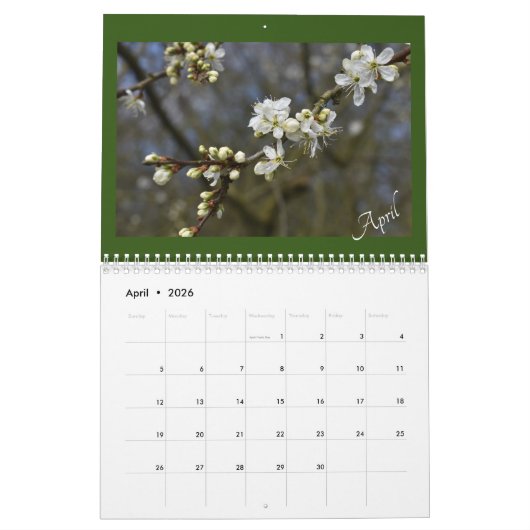 De schoonheidskalander van de Natuur vastleggen Kalender (Apr 2026)