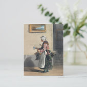 De schoonmaakdame uit "Les Femmes de Paris" Briefkaart (Staand voorkant)