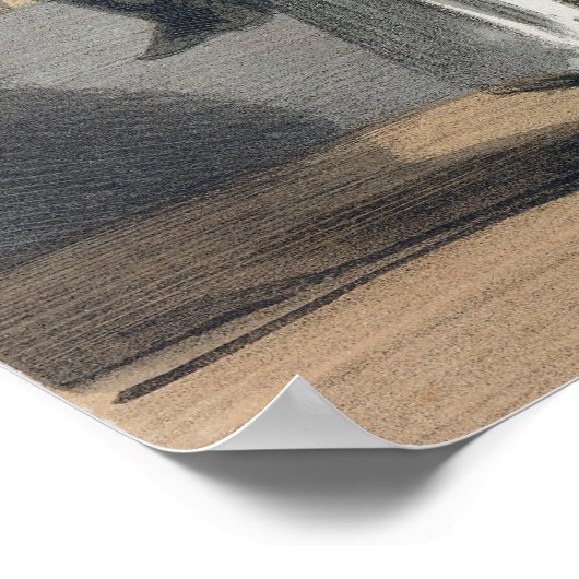 De schoonmaakdame uit "Les Femmes de Paris" Poster (Hoek)