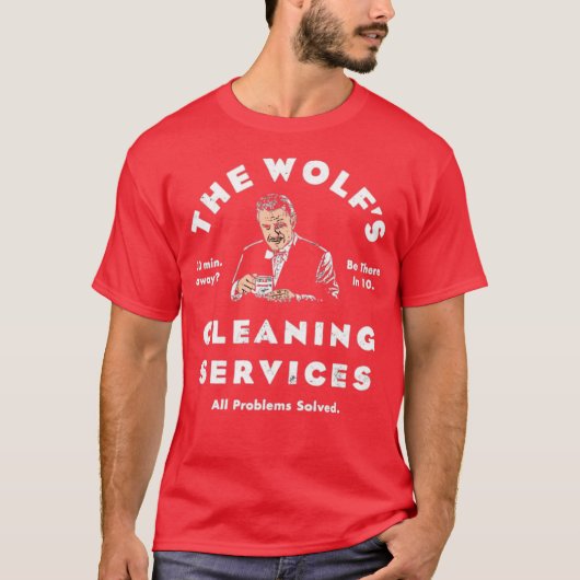 De schoonmaakdiensten van de wolf t-shirt (Voorkant)