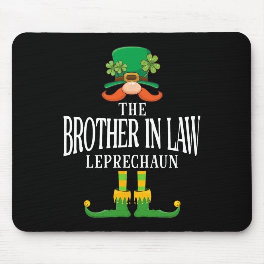 De Schoonzoon Leprechaun St. Patrick's Dag Wedstri Muismat (Voorkant)