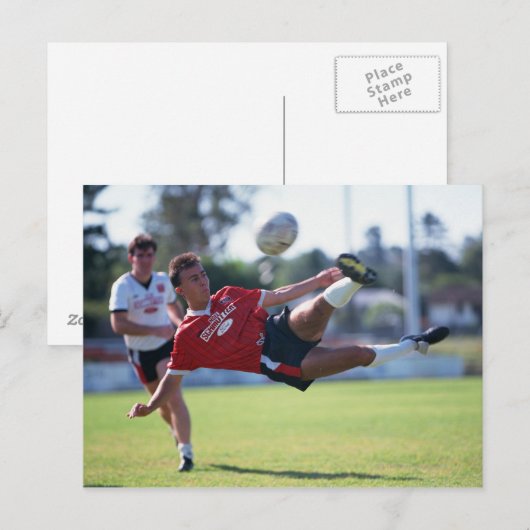 De schop van het salvo briefkaart (Voorkant / Achterkant)