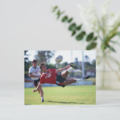 De schop van het salvo briefkaart (Staand voorkant)