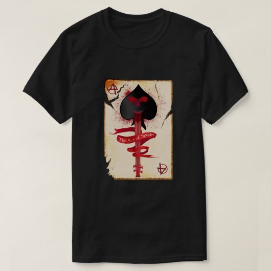 De schoppenaas T-shirt (Design voorkant)