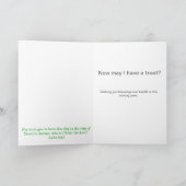 De schor Kerstkaart van de Engel Feestdagen Kaart (Binnen)