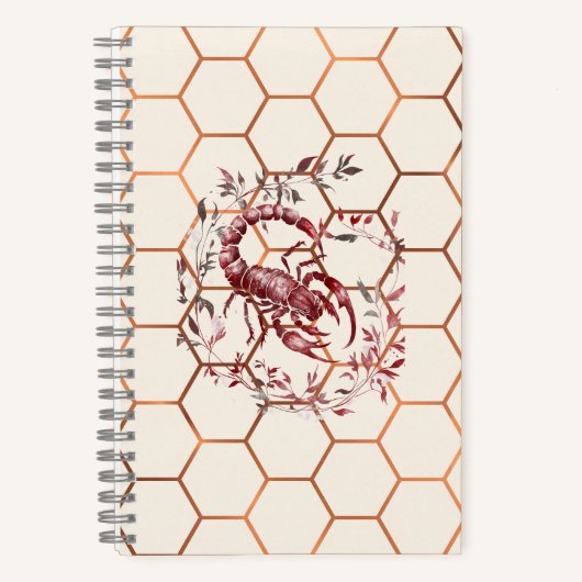 ♏ De Schorpioen Muze: "Sting" Notitieboek (Voorkant)