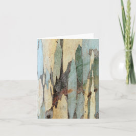 De Schors Notecard van de Boom van de eucalyptus Kaart