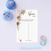 De Schort Game Boho Autumn Vrijgezellenfeest Game  Flyer (Enkel)