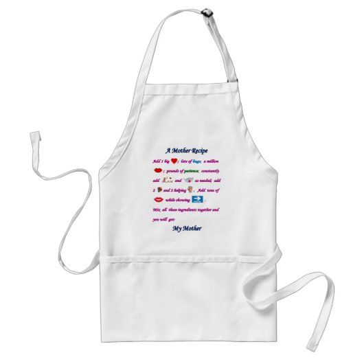 De Schort van het Recept van de moeder (Voorkant)