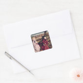De Schot heeft een altarstuk Vierkante Sticker (Envelop)