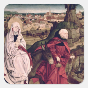 De Schot heeft een altarstuk Vierkante Sticker