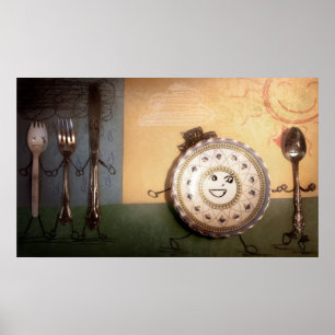 De Schotel Ging Weg Met de Lepel Poster