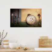 De Schotel Ging Weg Met de Lepel Poster (Keuken)