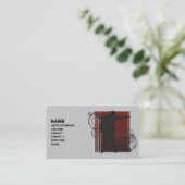 De schotel visitekaartje (Staand voorkant)