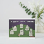 De Schots Football Graveyard Briefkaart (Staand voorkant)