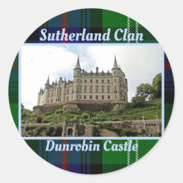 De Schotse Castle Classic Sticker van Sutherland C