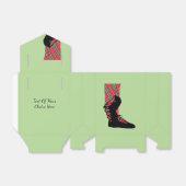 De Schotse Dansende Partij van Peraonalized van Bedankdoosjes (Uitgevouwen)