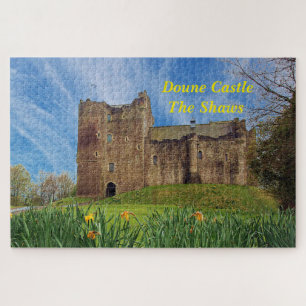 De Schotse Doune Castle-fotofamilie The Shaws Legpuzzel