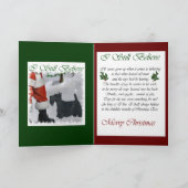 De Schotse Giften van Kerstmis van Terrier Feestdagen Kaart (Binnen)