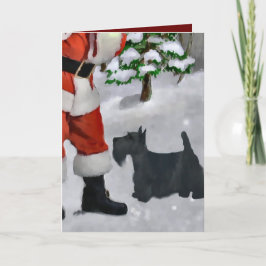 De Schotse Giften van Kerstmis van Terrier Feestdagen Kaart