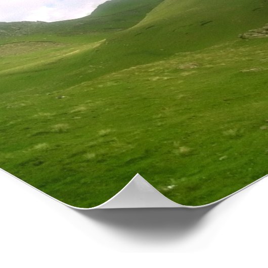 De Schotse Hooglanden - lichte versie Poster (Hoek)