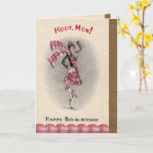 De Schotse Kaart van de Verjaardag (Gele Bloem)