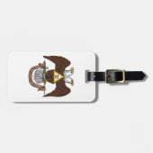 de Schotse Rite Bruin Eagle van de 32ste Graad Bagagelabel (Voorkant horizontaal)