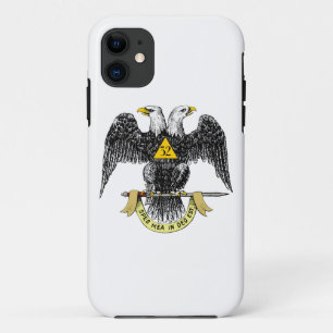 de Schotse Rite Zwart Eagle van de 32ste Graad iPhone 11 Hoesje