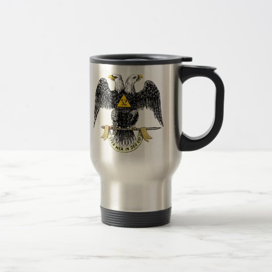 de Schotse Rite Zwart Eagle van de 32ste Graad Reisbeker (Rechts)
