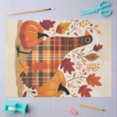De Schotsgeruite Kalkoenwals Tissuepapier (Craft)