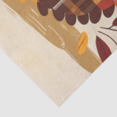 De Schotsgeruite Kalkoenwals Tissuepapier (Detail)