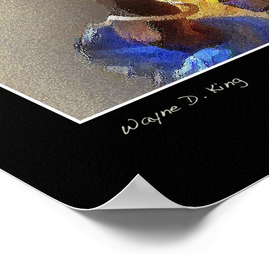 De schouder van het Afrikaanse Poster (Hoek)