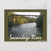 De Schraag van de trein Briefkaart (Voorkant)