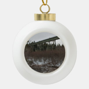 De Schraag van de Trein van Wentworth van de Keramische Bal Ornament