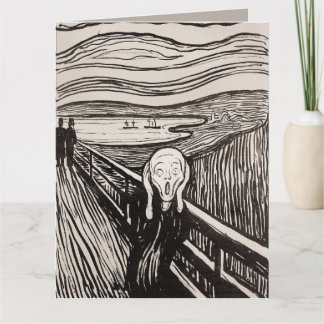 De Schreeuw (1895) Edvard Munch Houtsnede Kunst Kaart