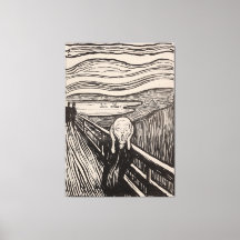 "De Schreeuw" door Edvard Munch - 1895 - Noorwegen