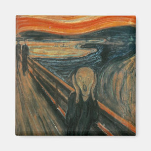 De schreeuw door Edvard Munch Magneet