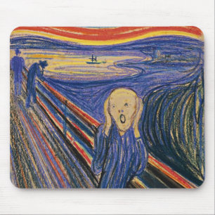 De schreeuw door Edvard Munch Muismat