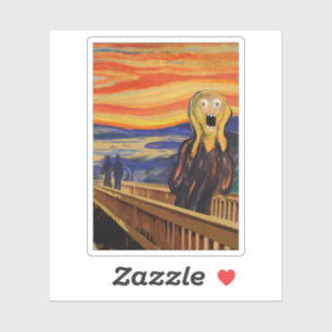 De Schreeuw - ECHT geschrokken! Sticker