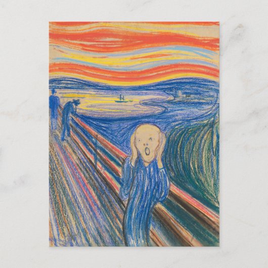 De Schreeuw | Edvard Munch Briefkaart (Voorkant)