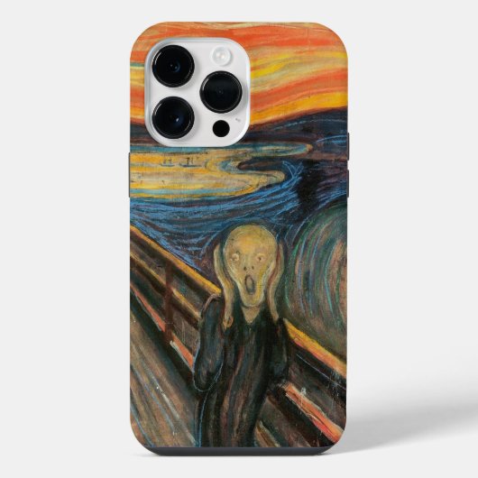 De Schreeuw - Edvard Munch iPhone Hoesje (Achterkant)