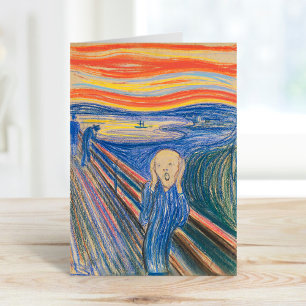 De Schreeuw   Edvard Munch Kaart