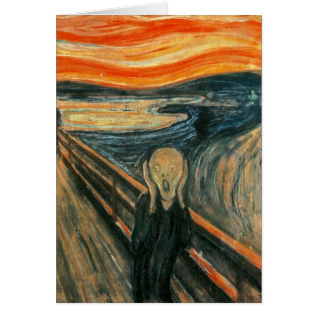 De schreeuw Edvard Munch moderne expressionistisch (Voorkant)