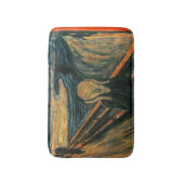 De schreeuw Edvard Munch moderne expressionistisch Badmat (Voorkant Verticaal)