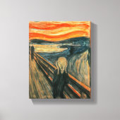 De schreeuw Edvard Munch moderne expressionistisch Canvas Afdruk (Voorkant)
