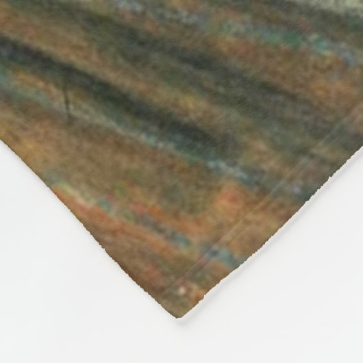 De schreeuw Edvard Munch moderne expressionistisch Fleece Deken (Hoek)