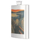 De schreeuw Edvard Munch moderne expressionistisch Heupfles (Links)