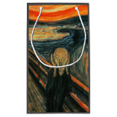 De schreeuw Edvard Munch moderne expressionistisch Klein Cadeauzakje (Achterkant)