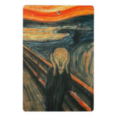 De schreeuw Edvard Munch moderne expressionistisch Mini Klembord (Achterkant)